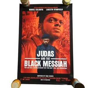 Judas and the Black Messiah 2021 Original Movie Poster 27x40 Daniel Kaluuya D/S
